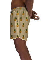 15" Elastic Waist Dolphin Hem Swimshorts