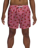 15" Elastic Waist Dolphin Hem Swimshorts