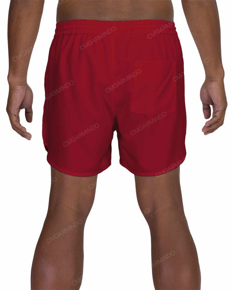 15" Elastic Waist Dolphin Hem Swimshorts