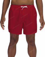 15" Elastic Waist Dolphin Hem Swimshorts