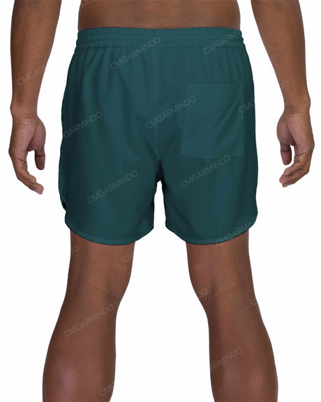 15" Elastic Waist Dolphin Hem Swimshorts