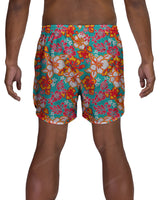 15" Elastic Waist Dolphin Hem Swimshorts