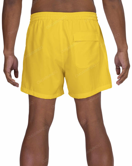 15" Elastic Waist Side Panel Swimshorts