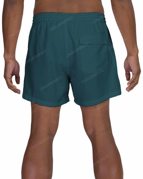 15" Elastic Waist Side Panel Swimshorts