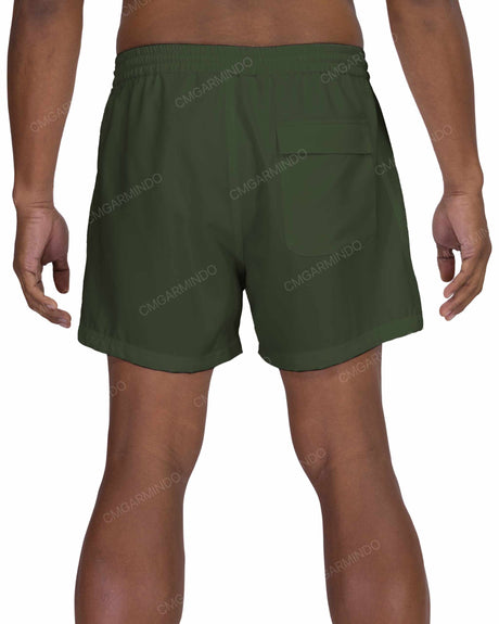 15" Elastic Waist Side Panel Swimshorts