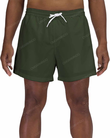 15" Elastic Waist Side Panel Swimshorts