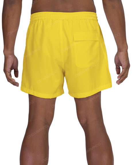 15" Elastic Waist Side Panel Swimshorts