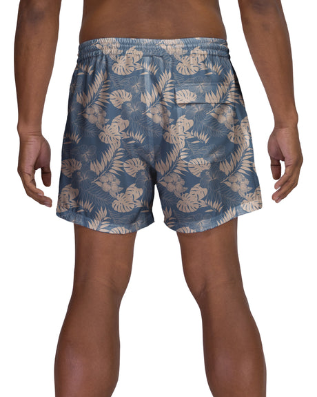 15" Elastic Waist Side Panel Swimshorts