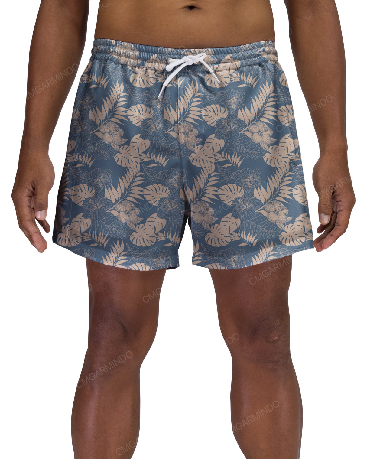 15" Elastic Waist Side Panel Swimshorts