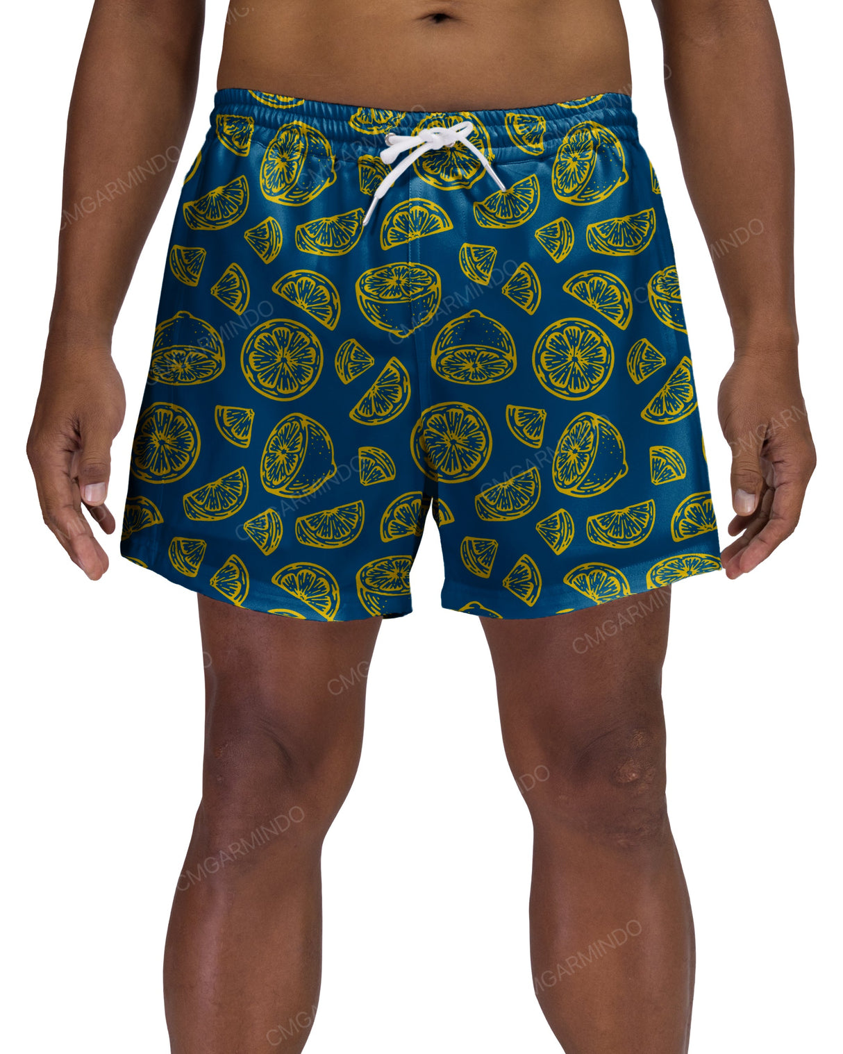 15" Elastic Waist Side Panel Swimshorts