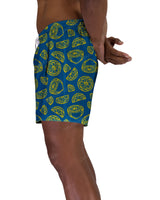 15" Elastic Waist Side Panel Swimshorts