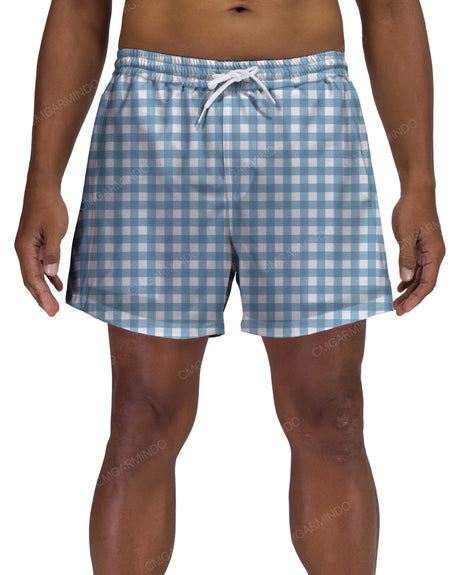 15" Elastic Waist Side Panel Swimshorts
