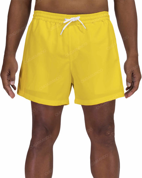 15" Elastic Waist Side Panel Swimshorts