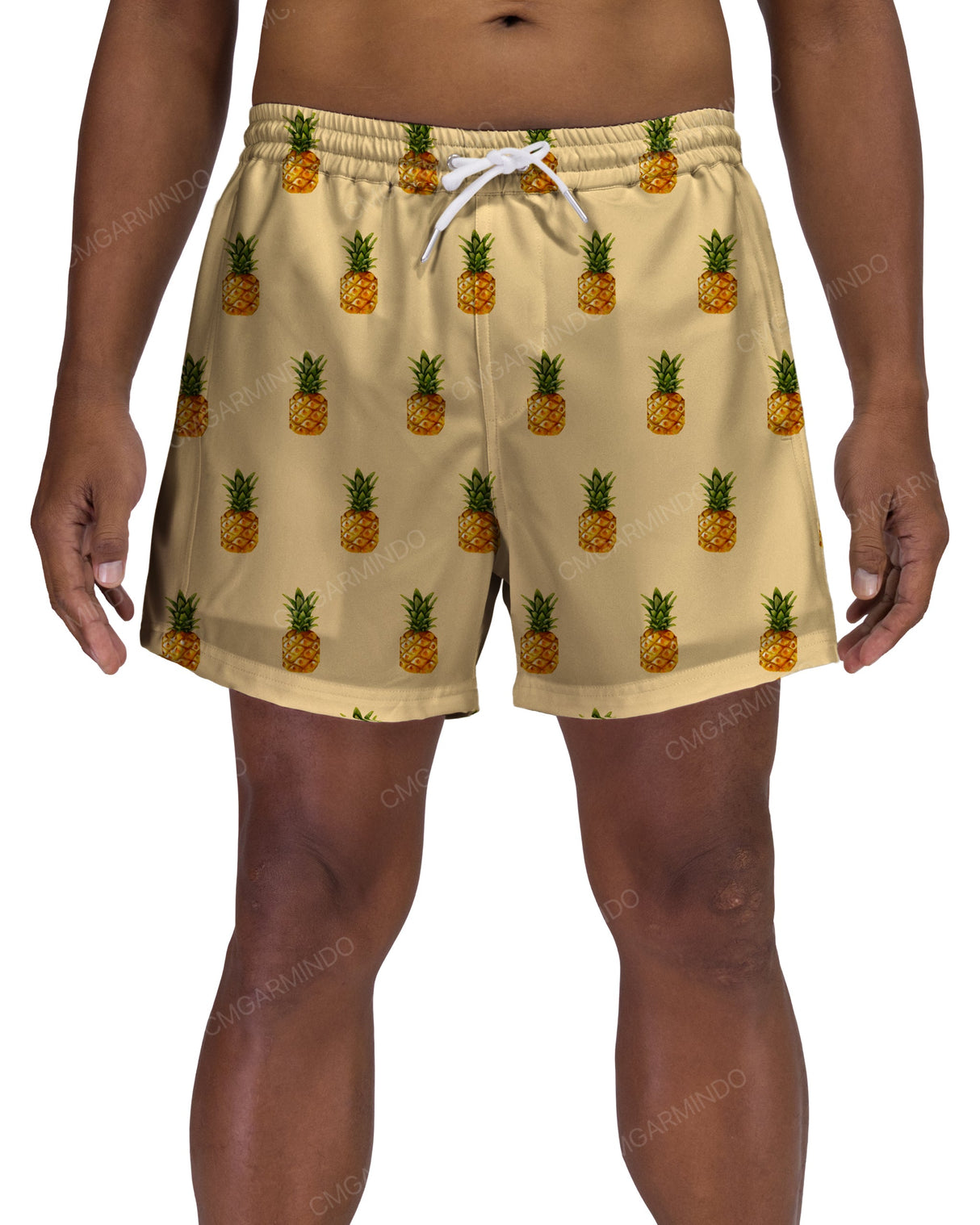 15" Elastic Waist Side Panel Swimshorts