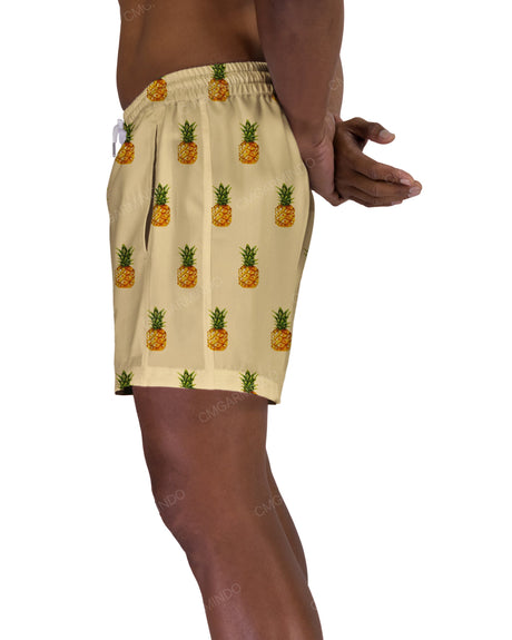 15" Elastic Waist Side Panel Swimshorts