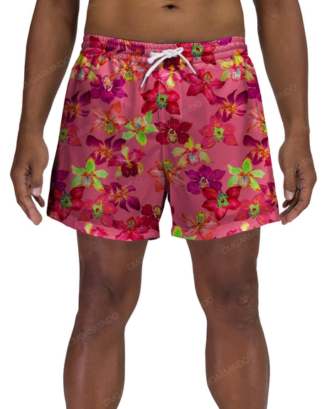 15" Elastic Waist Side Panel Swimshorts