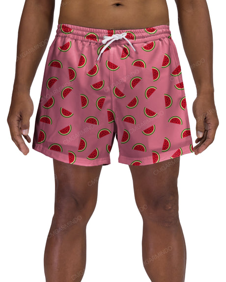 15" Elastic Waist Side Panel Swimshorts