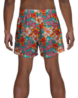 15" Elastic Waist Side Panel Swimshorts