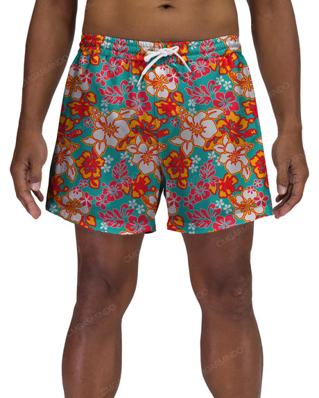 15" Elastic Waist Side Panel Swimshorts