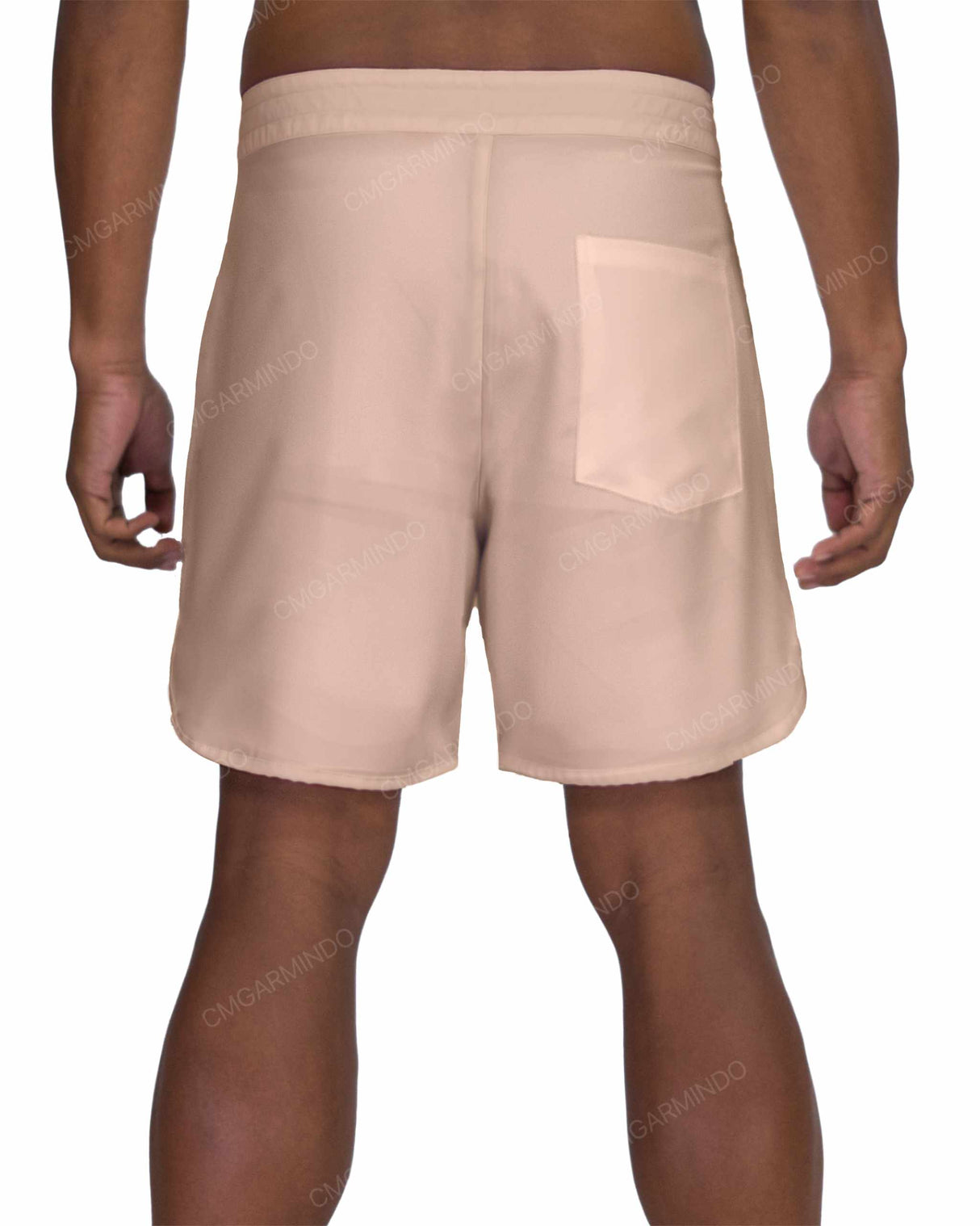 17" Fixed Waist Dolphin Hem Boardshorts