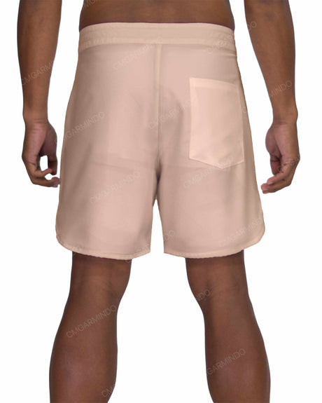 17" Fixed Waist Dolphin Hem Boardshorts