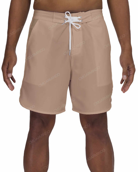 17" Fixed Waist Dolphin Hem Boardshorts