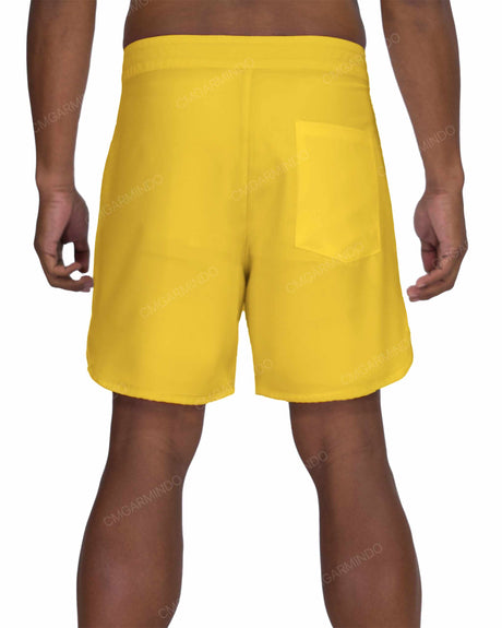 17" Fixed Waist Dolphin Hem Boardshorts