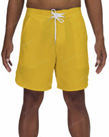 17" Fixed Waist Dolphin Hem Boardshorts