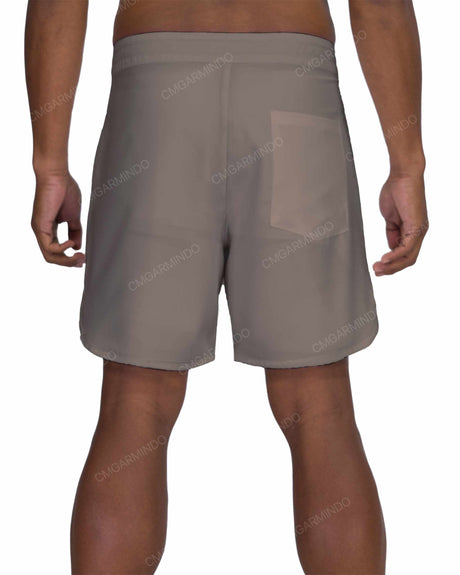 17" Fixed Waist Dolphin Hem Boardshorts