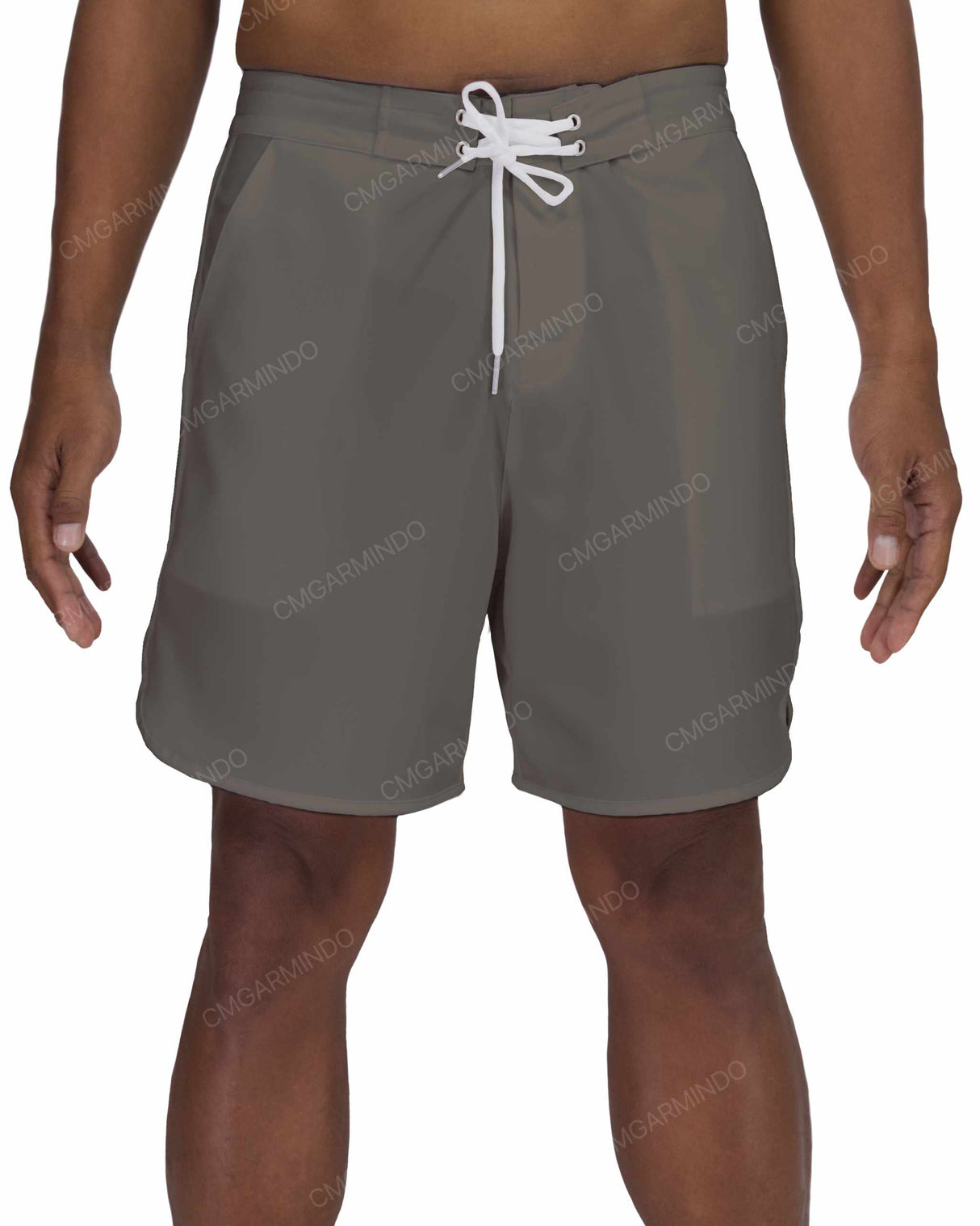 17" Fixed Waist Dolphin Hem Boardshorts