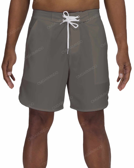 17" Fixed Waist Dolphin Hem Boardshorts