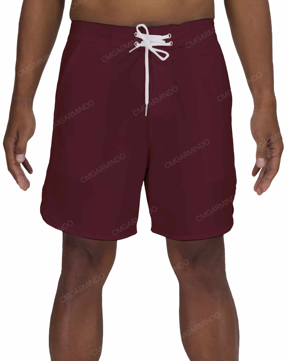 17" Fixed Waist Dolphin Hem Boardshorts