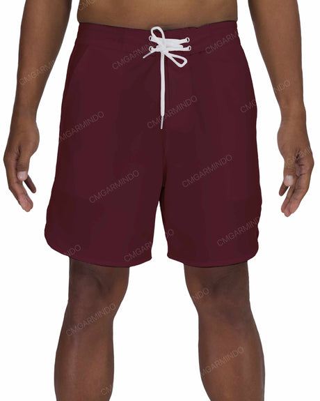 17" Fixed Waist Dolphin Hem Boardshorts