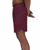 17" Fixed Waist Dolphin Hem Boardshorts
