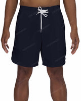 17" Fixed Waist Dolphin Hem Boardshorts