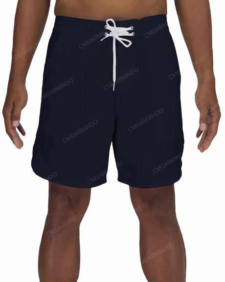 17" Fixed Waist Dolphin Hem Boardshorts