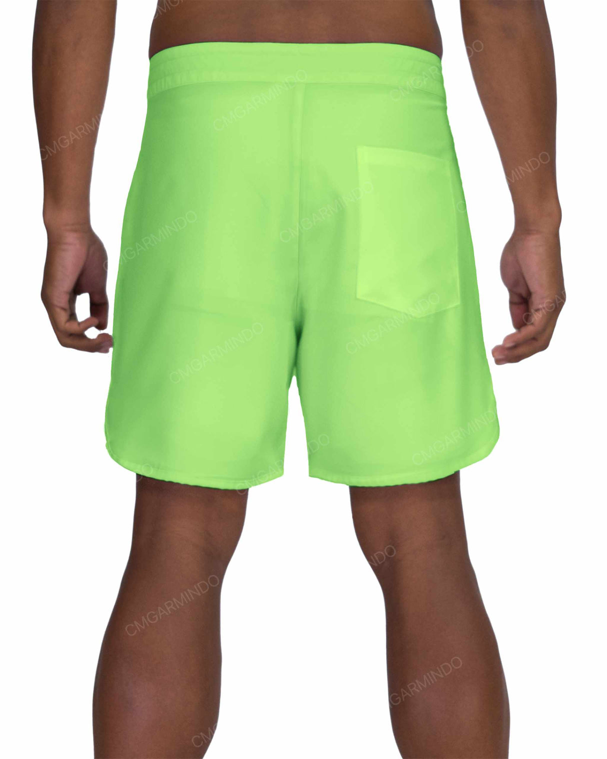 17" Fixed Waist Dolphin Hem Boardshorts