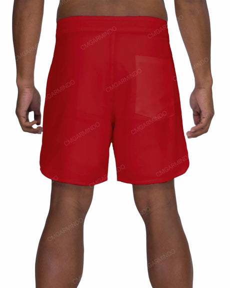 17" Fixed Waist Dolphin Hem Boardshorts