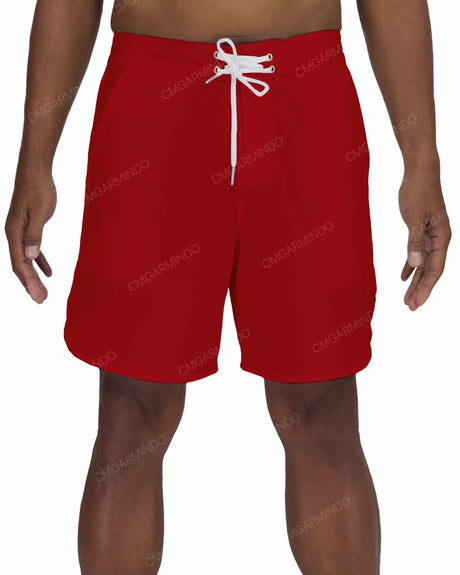 17" Fixed Waist Dolphin Hem Boardshorts