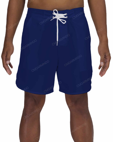 17" Fixed Waist Dolphin Hem Boardshorts