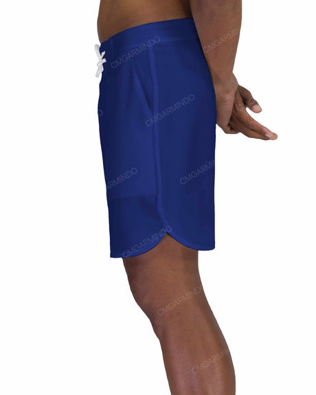 17" Fixed Waist Dolphin Hem Boardshorts