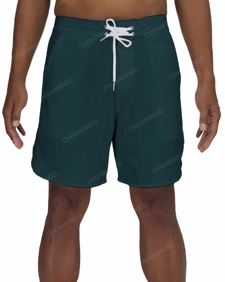 17" Fixed Waist Dolphin Hem Boardshorts