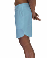 17" Fixed Waist Dolphin Hem Boardshorts