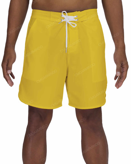 17" Fixed Waist Dolphin Hem Boardshorts