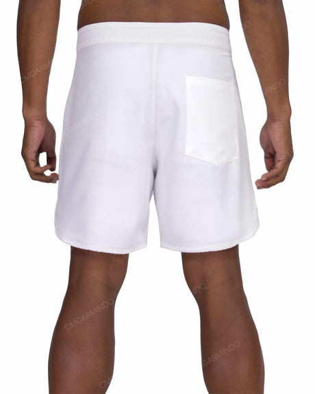 17" Fixed Waist Dolphin Hem Boardshorts