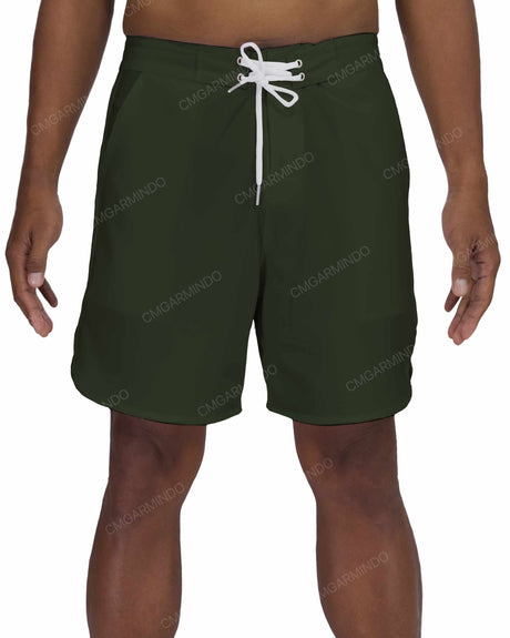 17" Fixed Waist Dolphin Hem Boardshorts