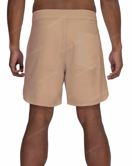 17" Fixed Waist Dolphin Hem Boardshorts