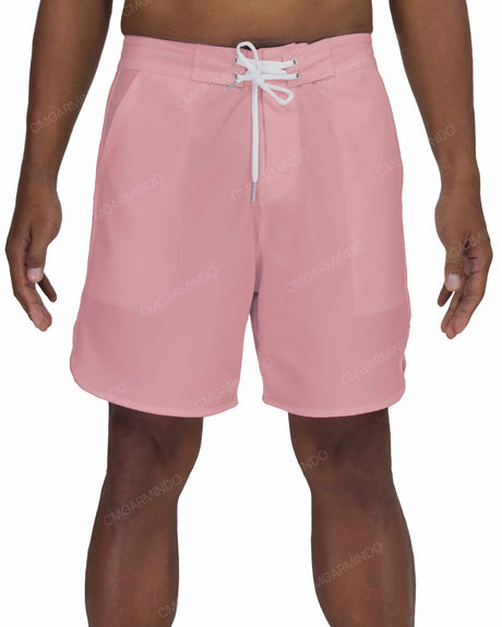 17" Fixed Waist Dolphin Hem Boardshorts