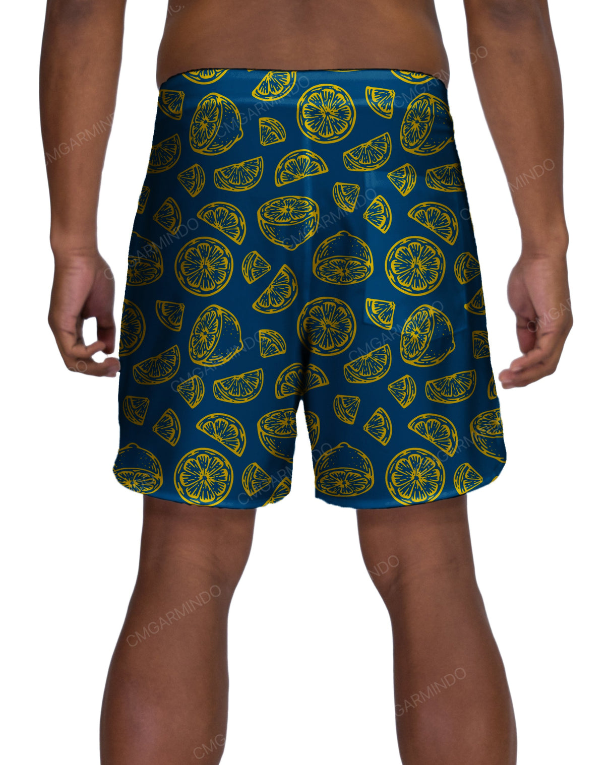 17" Fixed Waist Dolphin Hem Boardshorts