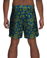 17" Fixed Waist Dolphin Hem Boardshorts